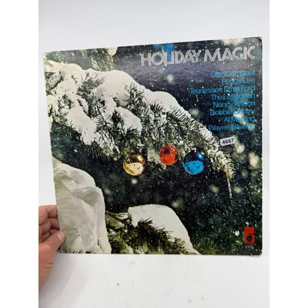 Various - Holiday Magic Vinyl Album Record Glen Campbell Wayne Newton Peggy Lee